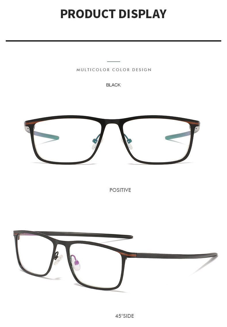 Outdoor Sports Glasses Frame Men Square Basketball Outdoor Protective Myopia Optical Prescription Eye Glasses Silicone Eyewear