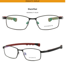 Load image into Gallery viewer, Outdoor Sports Glasses Frame Men Square Basketball Protective Myopia Optical Prescription Eye Glasses Folding Silicone Eyewear