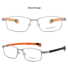 Load image into Gallery viewer, Outdoor Sports Glasses Frame Men Square Basketball Protective Myopia Optical Prescription Eye Glasses Folding Silicone Eyewear