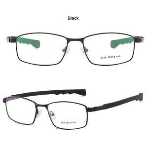 Outdoor Sports Glasses Frame Men Square Basketball Protective Myopia Optical Prescription Eye Glasses Folding Silicone Eyewear