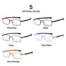 Load image into Gallery viewer, Outdoor Sports Glasses Frame Men Square Basketball Protective Myopia Optical Prescription Eye Glasses Folding Silicone Eyewear