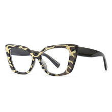 Load image into Gallery viewer, Ouylan Vintage Anti Blue Light Glasses Frame for Men Cat Eye Eyeglasses Frames Women Leopard Optical Computer Goggles