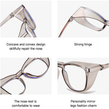 Load image into Gallery viewer, Oval Anti Blue Light Blocking Glasses Women Men Wind Sand Dust Fog Goggle Glasses Computer Myopia Nerd Eye glasses Frame okulary