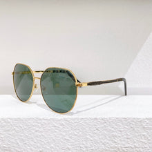 Load image into Gallery viewer, Oval Gold Silver Gray Metal Frame Gradient Lens 3426 Women&#39;s Sunglasses 3427 High-Quality Men&#39;s Glasses