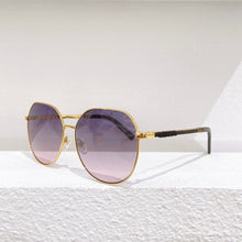 Load image into Gallery viewer, Oval Gold Silver Gray Metal Frame Gradient Lens 3426 Women&#39;s Sunglasses 3427 High-Quality Men&#39;s Glasses
