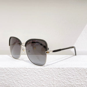 Oval Gold Silver Gray Metal Frame Gradient Lens 3426 Women's Sunglasses 3427 High-Quality Men's Glasses