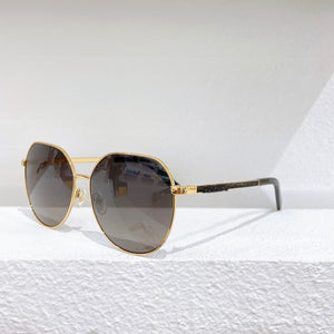 Oval Gold Silver Gray Metal Frame Gradient Lens 3426 Women's Sunglasses 3427 High-Quality Men's Glasses