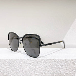 Oval Gold Silver Gray Metal Frame Gradient Lens 3426 Women's Sunglasses 3427 High-Quality Men's Glasses