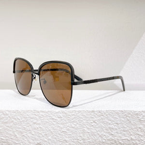 Oval Gold Silver Gray Metal Frame Gradient Lens 3426 Women's Sunglasses 3427 High-Quality Men's Glasses