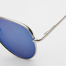Load image into Gallery viewer, Oval Myopia Sunglasses With Degree Metal Blue Coating UV400 Goggle Women Men Nearsighted Glasses -300 -350 -400
