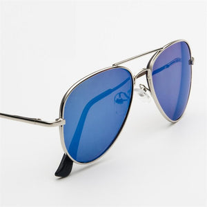 Oval Myopia Sunglasses With Degree Metal Blue Coating UV400 Goggle Women Men Nearsighted Glasses -300 -350 -400
