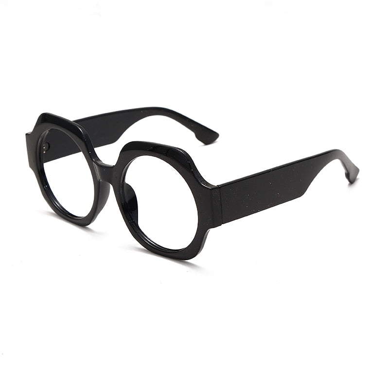 Oval Optical Frame Anti-blue Eyeglasses Women Men  Myopia Glasses Frames Retro Clear Prescription Frame Lady UV400