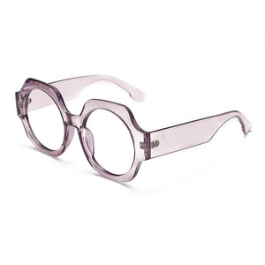 Oval Optical Frame Anti-blue Eyeglasses Women Men  Myopia Glasses Frames Retro Clear Prescription Frame Lady UV400