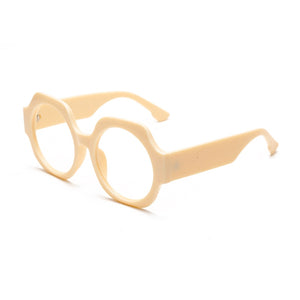 Oval Optical Frame Anti-blue Eyeglasses Women Men  Myopia Glasses Frames Retro Clear Prescription Frame Lady UV400