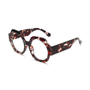 Oval Optical Frame Anti-blue Eyeglasses Women Men  Myopia Glasses Frames Retro Clear Prescription Frame Lady UV400
