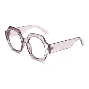 Oval Optical Frame Anti-blue Eyeglasses Women Men  Myopia Glasses Frames Retro Clear Prescription Frame Lady UV400
