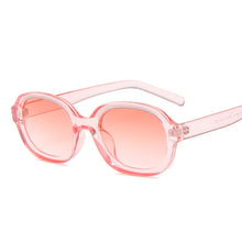 Load image into Gallery viewer, Oval Orange Yellow Frame Sunglasses Women Men Metal Hinge Red Tan Pink Lens UV400 Protection Model Style Sexy Ladies Eyewear