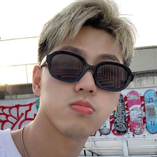 Load image into Gallery viewer, Oval Orange Yellow Frame Sunglasses Women Men Metal Hinge Red Tan Pink Lens UV400 Protection Model Style Sexy Ladies Eyewear