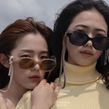 Load image into Gallery viewer, Oval Orange Yellow Frame Sunglasses Women Men Metal Hinge Red Tan Pink Lens UV400 Protection Model Style Sexy Ladies Eyewear