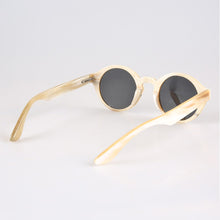 Load image into Gallery viewer, Oval Round White Genuine Natural Horn Sunglasses Spectacles Eyewear Reading Eyeglasses Optical Glasses Frame
