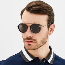 Load image into Gallery viewer, Oval Steam Punk Sunglasses Men Women Vintage Retro Classic Polarized Driving Sun Glasses Brand Design Pilot Eyewear Uv400 Shades