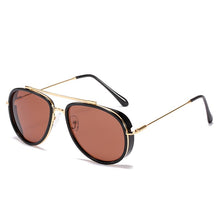 Load image into Gallery viewer, Oval Steam Punk Sunglasses Men Women Vintage Retro Classic Polarized Driving Sun Glasses Brand Design Pilot Eyewear Uv400 Shades