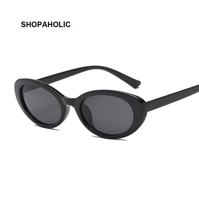 Oval Vintage Sunglasses Women Brand Designer Sun Glasses for Women Retro Black Small Frame Ladies Sunglasses Mirror Oculos UV400