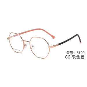 Over 8 Years Old Children Glasses Frame Ultra Light Safety  Personality High-Grade Prescription Glasses Frame Polygon