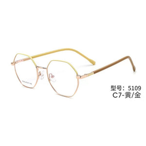 Over 8 Years Old Children Glasses Frame Ultra Light Safety  Personality High-Grade Prescription Glasses Frame Polygon