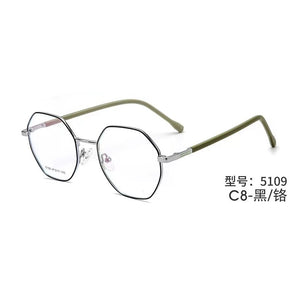Over 8 Years Old Children Glasses Frame Ultra Light Safety  Personality High-Grade Prescription Glasses Frame Polygon