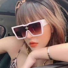 Load image into Gallery viewer, Oversize 2023 square star Sunglasses elegant women&#39;s Diamond Flower sunglasses men&#39;s driving glasses Uv400