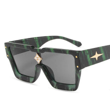 Load image into Gallery viewer, Oversize 2023 square star Sunglasses elegant women&#39;s Diamond Flower sunglasses men&#39;s driving glasses Uv400