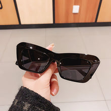 Load image into Gallery viewer, Oversize Candy Color Square Cat Eye Sunglasses For Women Band Elegant Gradient Sun Glasses Female Blue Clear Eyewear