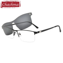 Load image into Gallery viewer, Oversize Frame Magnetic Clip Magnet Eyewear Polarized Lenses with Sunglasses for Men Sport Style Eyewear
