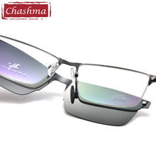 Load image into Gallery viewer, Oversize Frame Magnetic Clip Magnet Eyewear Polarized Lenses with Sunglasses for Men Sport Style Eyewear