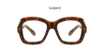 Load image into Gallery viewer, Oversize Glasses Frame Vintage Square Optical Spectacles Frame Women Clear Computer Eyeglasses Punk Transparent Fake Glasses