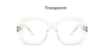 Load image into Gallery viewer, Oversize Glasses Frame Vintage Square Optical Spectacles Frame Women Clear Computer Eyeglasses Punk Transparent Fake Glasses