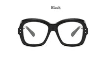 Load image into Gallery viewer, Oversize Glasses Frame Vintage Square Optical Spectacles Frame Women Clear Computer Eyeglasses Punk Transparent Fake Glasses