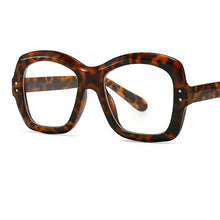 Load image into Gallery viewer, Oversize Glasses Frame Vintage Square Optical Spectacles Frame Women Clear Computer Eyeglasses Punk Transparent Fake Glasses
