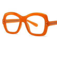 Load image into Gallery viewer, Oversize Glasses Frame Vintage Square Optical Spectacles Frame Women Clear Computer Eyeglasses Punk Transparent Fake Glasses