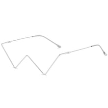 Carica l&#39;immagine nel visualizzatore di Gallery, Occhiali da sole oversize Half W Frame da donna 2023 Cover OnePiece Nolens Shades Men Occhiali da sole da donna 