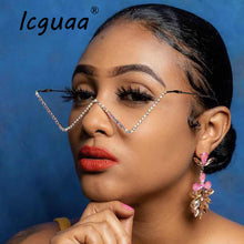 Carica l&#39;immagine nel visualizzatore di Gallery, Occhiali da sole oversize Half W Frame da donna 2023 Cover OnePiece Nolens Shades Men Occhiali da sole da donna 