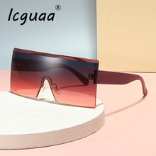 Load image into Gallery viewer, Oversize Square Sunglasses Gradient Brand Design Sun Glasses Rectangle Men Brand Designer Eyewear Style