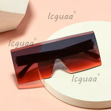 Load image into Gallery viewer, Oversize Square Sunglasses Gradient Brand Design Sun Glasses Rectangle Men Brand Designer Eyewear Style
