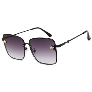 Oversize Square Sunglasses Women Driving Shades Men  Sun Glasses Brand Designer Web Celebrity Female Eyewear Bee Sunglass