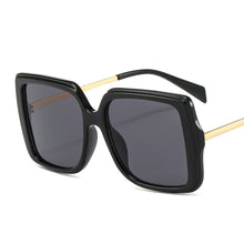 Load image into Gallery viewer, Oversize Square Sunglasses Women Retro Gradient Sun Glasses 2023 Men Blue Big Frame Glasses Vintage Eyewear UV400