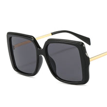 Load image into Gallery viewer, Oversize Square Sunglasses Women Retro Gradient Sun Glasses 2023 Men Blue Big Frame Glasses Vintage Eyewear UV400