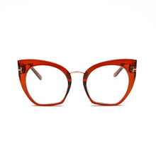 Load image into Gallery viewer, Oversize Sunglasses Women Cat Eye Glasses Frame  Brand Designer Eyewear Leopard Prescription Optical Frames