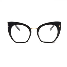Load image into Gallery viewer, Oversize Sunglasses Women Cat Eye Glasses Frame  Brand Designer Eyewear Leopard Prescription Optical Frames