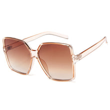 Load image into Gallery viewer, Oversize Women Sunglasses Big Frame Gradient Lens Brand Designer Female Sun Glasses Retro lentes de sol mujer UV400